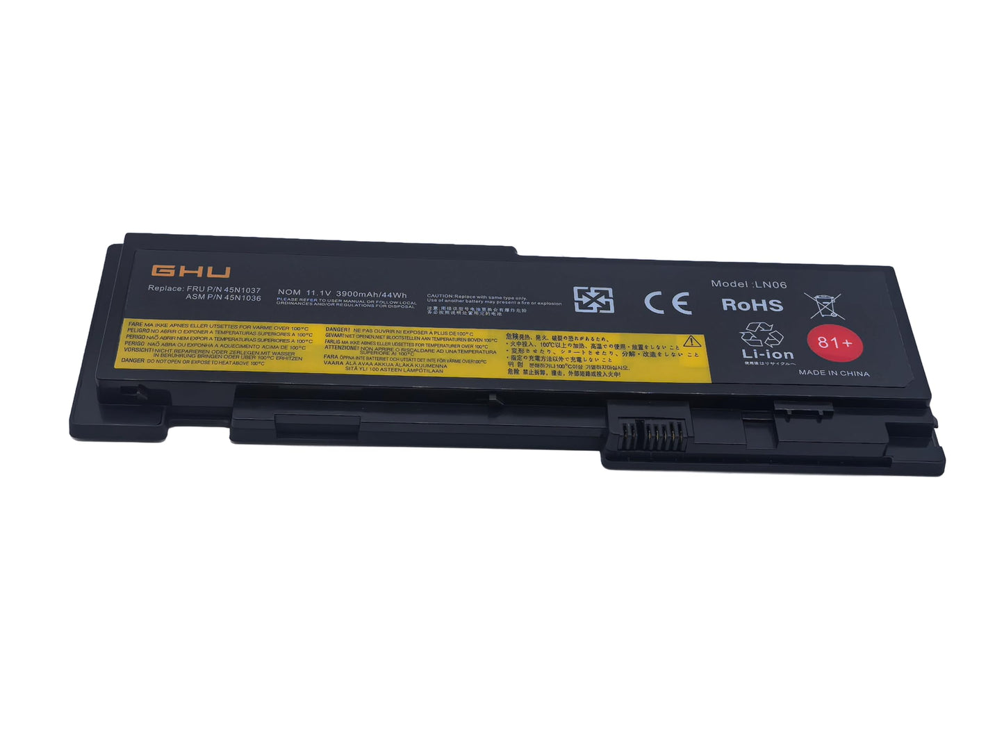 GHU New Battery 81+ Compatible with Lenovo ThinkPad T420s T430s 0A36287 42T4844 42T4845 42T4846 42T4847 45N1036 45N1037 45N1038 45N1039 45N1064