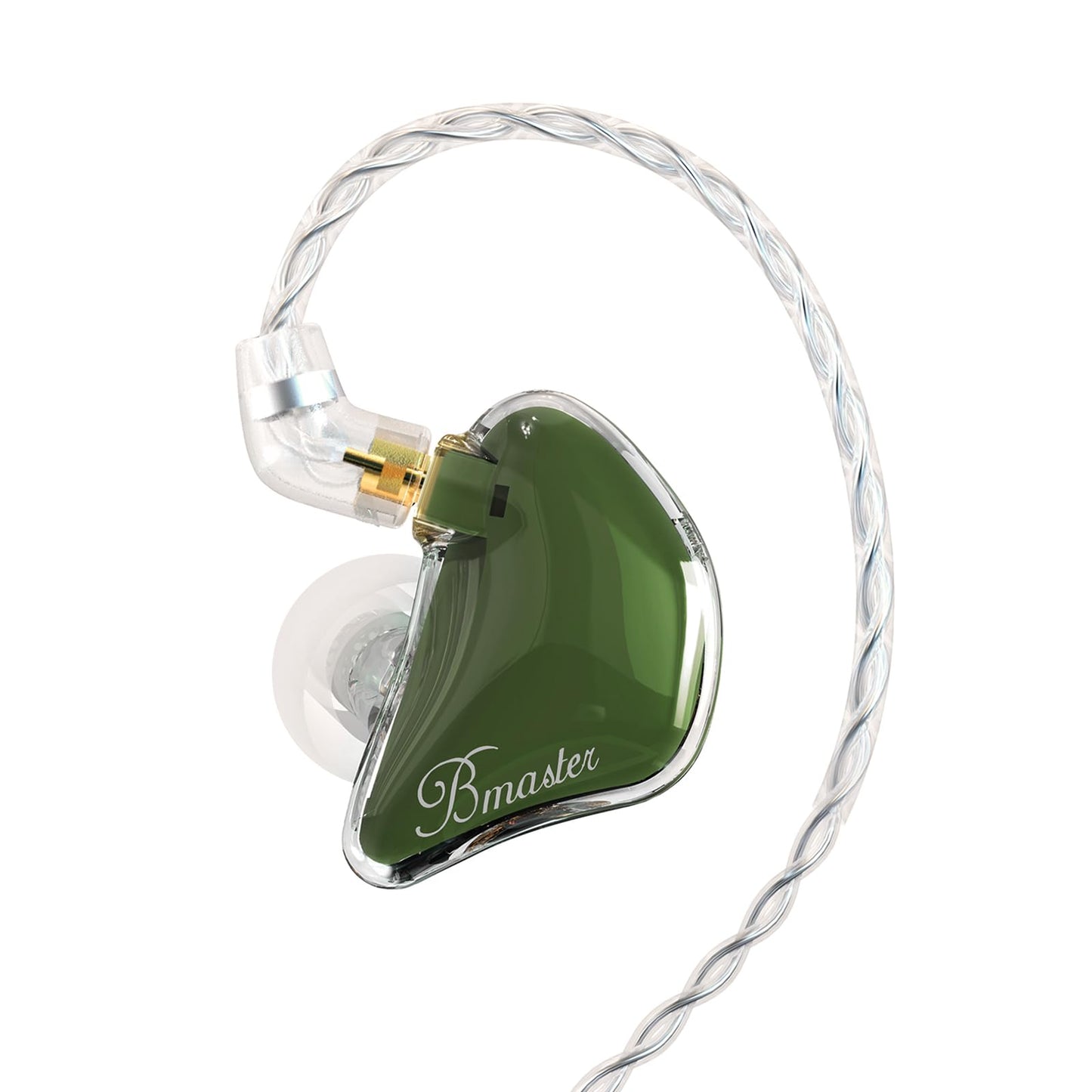 BASN Bmaster in Ear Monitor Headphones for Musicians, Hybrid Triple Drivers Dynamic Earbuds, Sound Isolating Earphones with 2 Detachable MMCX Cables
