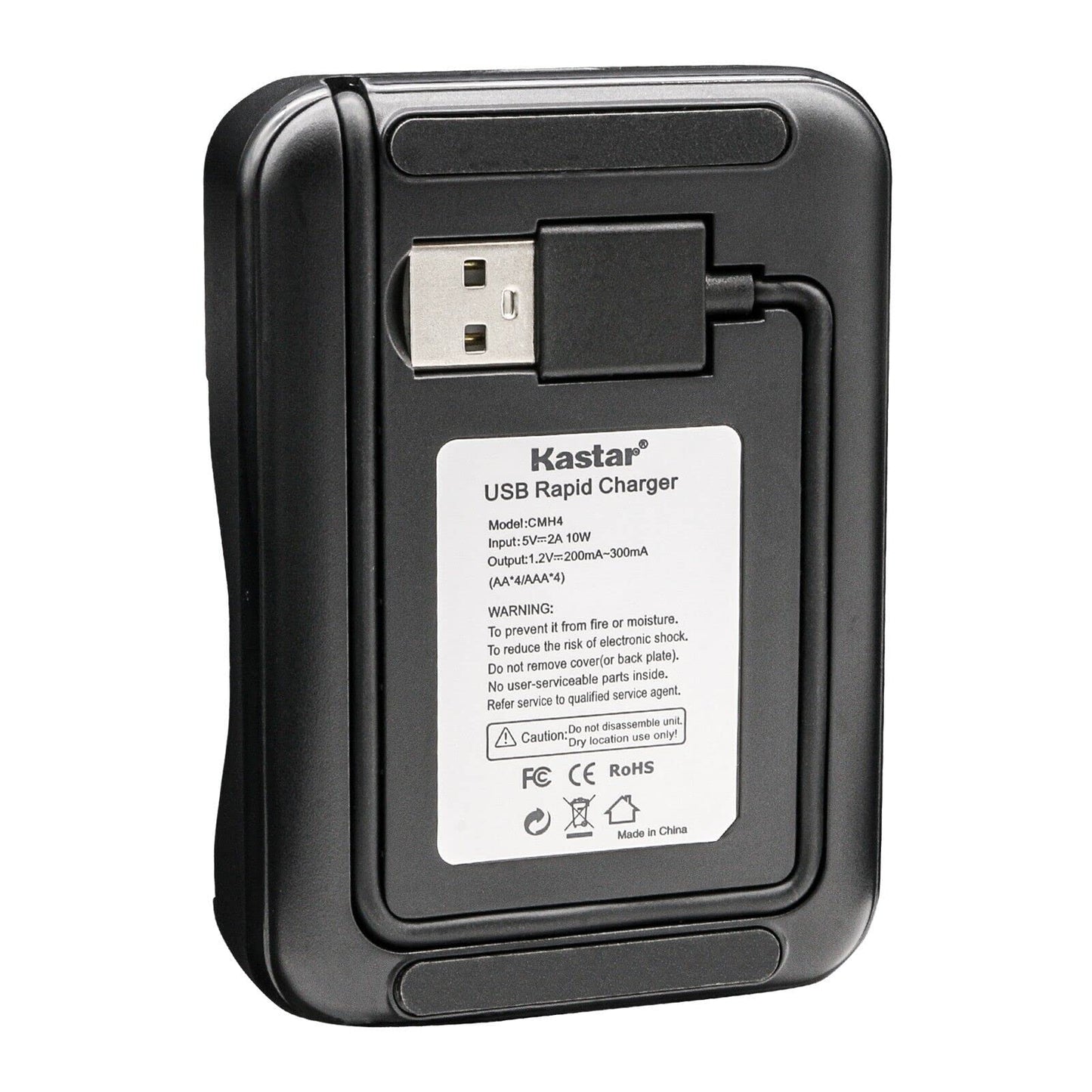 Kastar CMH4 Smart USB Charger Compatible with Panasonic KX-TGA740 KX-TGA740B KX-TGA750B KX-TGA820 KX-TGA820B KX-TGA930 KX-TGA930T KX-TGA935 KX-TGA935B