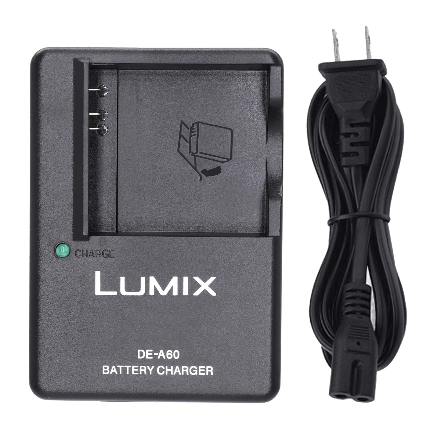 DE-A60 A60 A60B Battery Charger for Panasonic Camera?LUMIX DEA60 DMW-BCF10 BCF10E BCF10PP CGA-S009 CGA-S009E CGA-S/106D S/106C F3 FH22 FS15 FH1 DE-A59