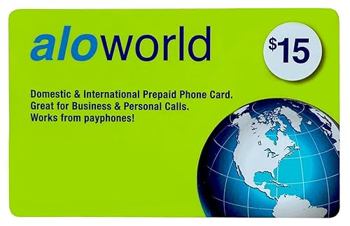 Phone Card for International & Domestic Calls, Prepaid Calling Card for Any Phones & Payphones | $15 USD