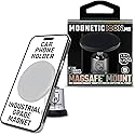 Mob Armor MobNetic Icon.MS MagSafe Compatible Phone Mount, Magnetic Phone Holder for Car w/ 90lb Pull Force, 90º Tilt & 360º Rotation, Aluminum Build