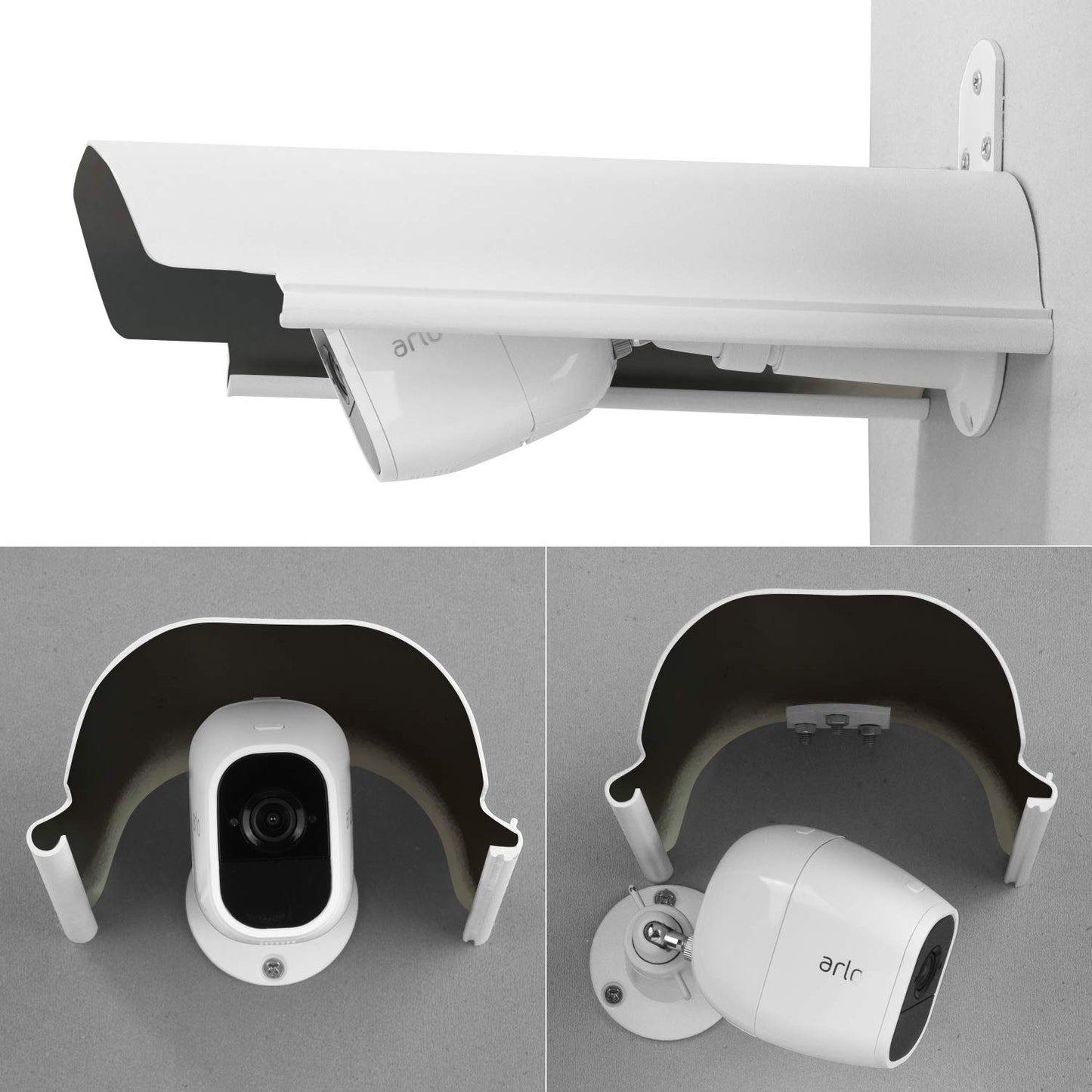 Uogw Sun Rain Shade Camera Cover Shield Works for Blink XT,XT2,(3rd Gen) XT3,XT4 (4th Gen),Arlo,Arlo Pro,WyzeCam,Nest,Ring,Protective Roof for Outdoor