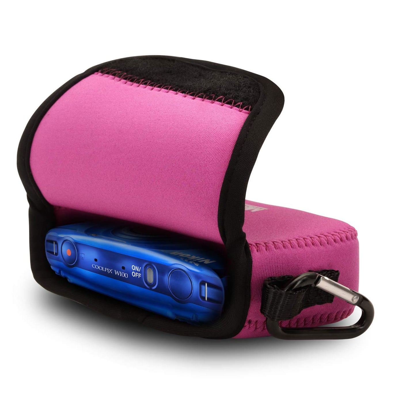 MegaGear MG792 Nikon Coolpix W100, S33 Ultra Light Neoprene Camera Case - Hot Pink