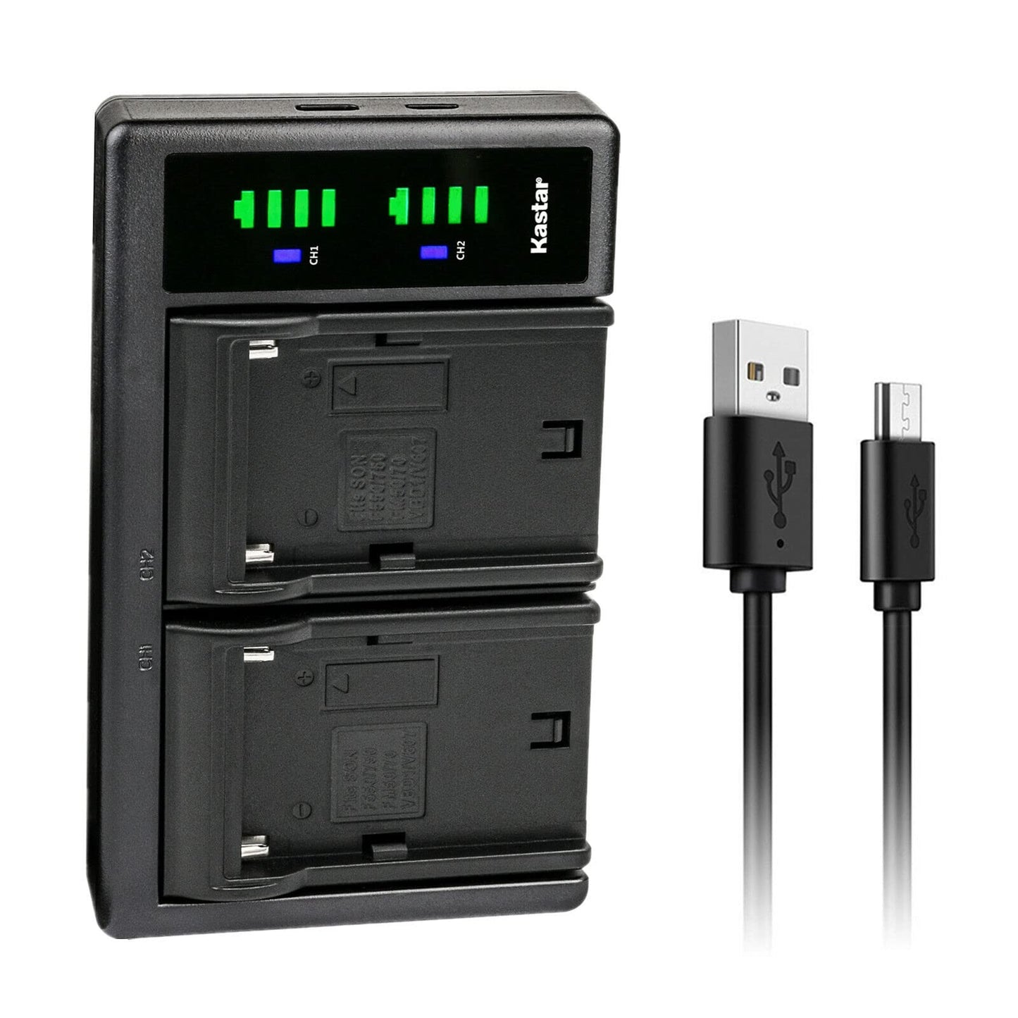 Kastar NP-QM71D LTD2 USB Battery Charger Compatible with Sony CCD-TRV108 CCD-TRV116 CCD-TRV118 CCD-TRV126 GV-D1000 GV-D1000E Video CCD-TRV128