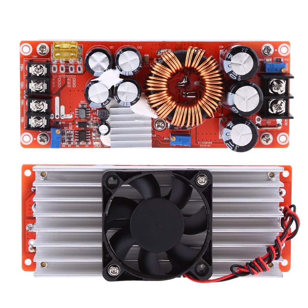 DC Boost Converter, 10~60V to 12~90V 1500W 30A DC-DC Converter Power Source Boost Module