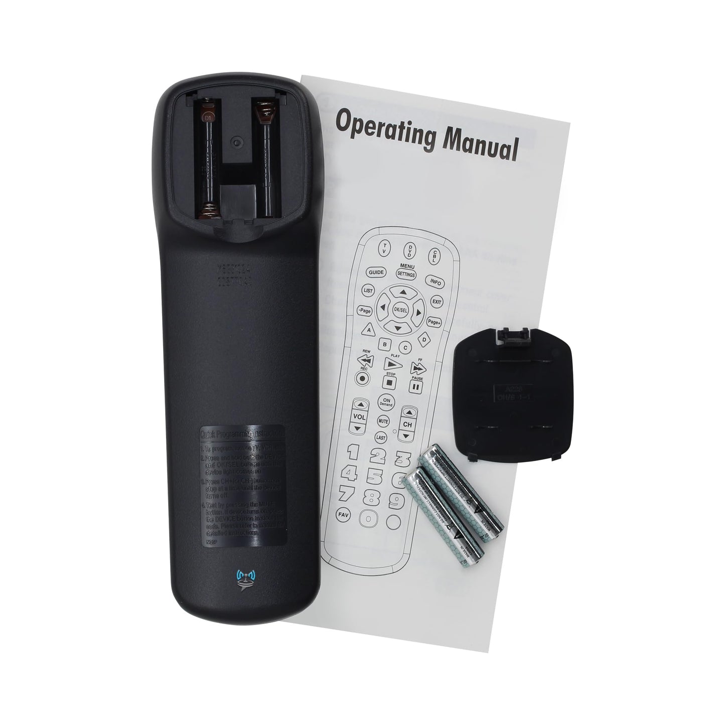 SatelliteSale TV Remote Control UR3-SR3S Big Button Remote Control Replacement for Spectrum Set-top Cable Boxes
