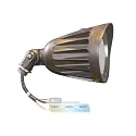 NuWatt 25W Bronze Bullet Spot Light Outdoor LED Landscape Floodlights, 3500 Lumens Bright Outdoor Light for Yard, 3000K/4000K/5000K Selectable, 1/2"