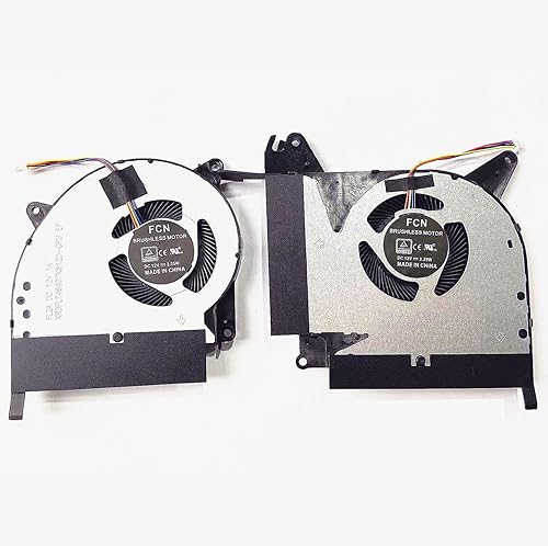 Fleshy Leaf New CPU+GPU Cooling Fan Replacement for Asus ROG Strix Scar GL704 GL704GM GL704GV GL704GW G715GV G715GW DFSCK22105182D DFSCK22115181C