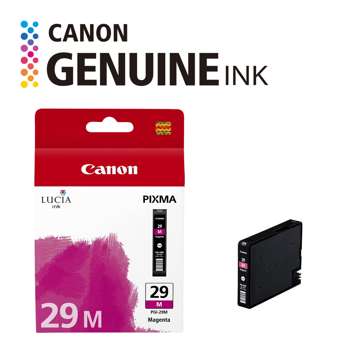 Canon PGI-29 Genuine Magenta Ink Tank, Compatible with PIXMA PRO-1 Printers