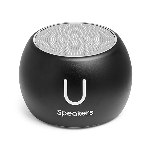 Fashionit U Boost - Portable Speaker Bluetooth Wireless - Subwoofer, Mic & Remote Shutter, Bluetooth Speakers, Rich Sound, Stocking Stuffers, White