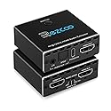 HDMI 2.1 Audio Extractor 4K 120Hz VRR ALLM HDCP2.3 HDR10 ARC Switch 2 in 1 Out Audio Converter- SPDIF 5.1CH Optical Toslink,Stereo Audio Breakout