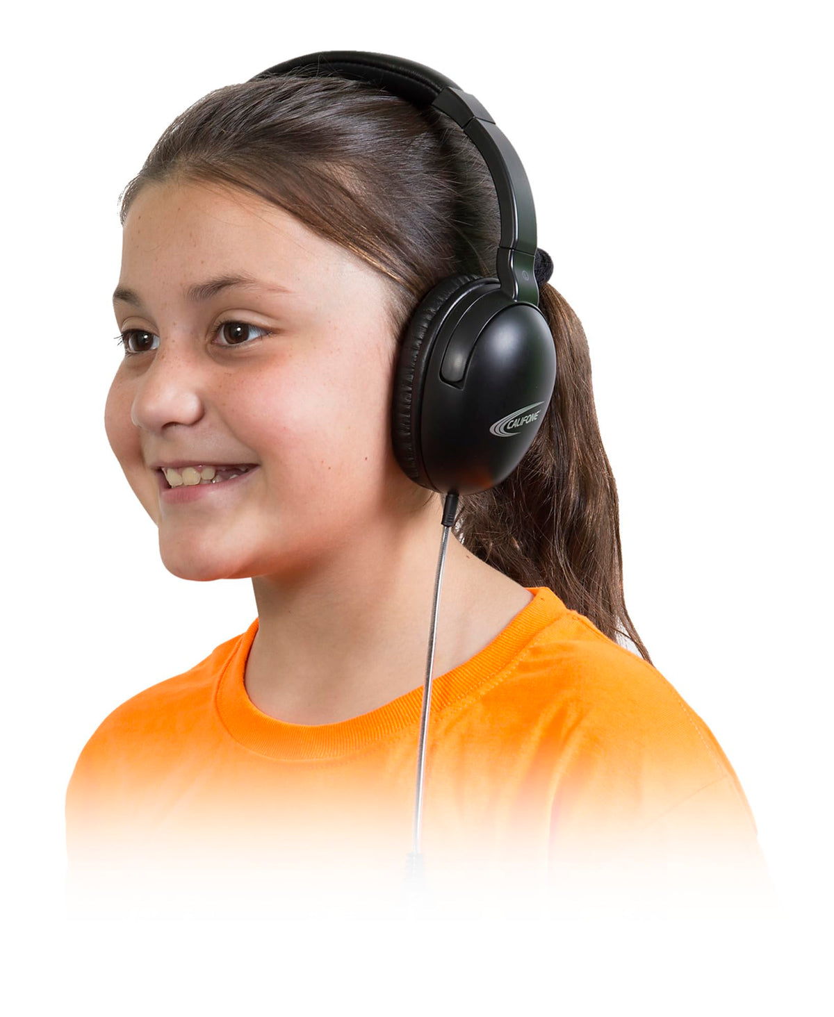 Califone NeoTech Plus 10171MUSB Premium, Over-Ear Stereo Headset with Inline Microphone, USB Plug, Black