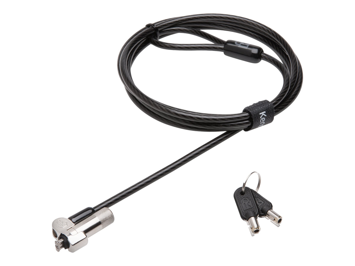 Kensington NanoSaver Keyed Laptop Lock for Select HP and Lenovo Laptops (K64444WW), Black