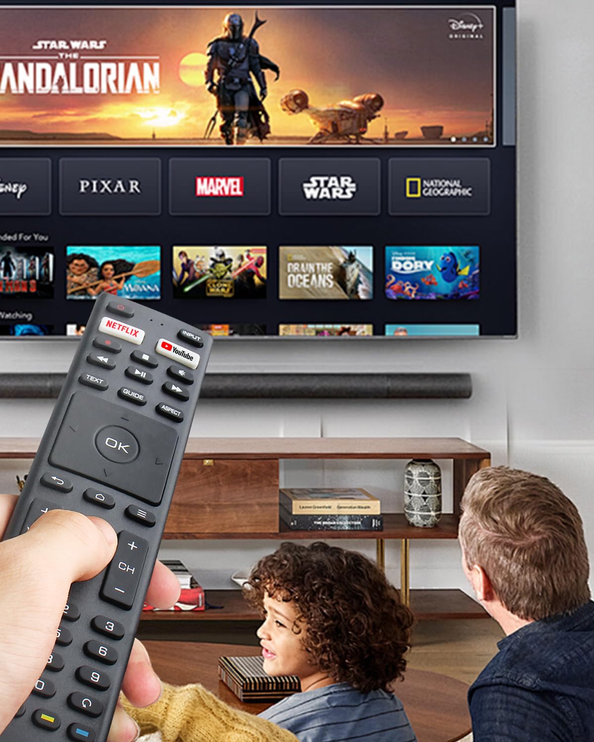 RM-C3329 for Konka TV Remote Control: for JVC Control for Smart 4K Android TV for ANAM RM-C3363 RM-C3369 32H31A 40H33A 43U55A 50Q75A 50U55A 55Q75A