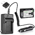 Kastar Battery + Charger Replacement for JVC Everio GZ-HM30AU, GZ-HM30BU, GZ-HM30SU, GZ-HM30RU, GZ-HM30VU HD Flash Memory Camcorder