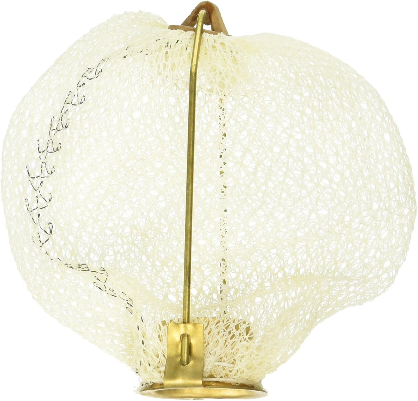 American Mantle Soft Upright Mantle for Outdoor Gas Lights - Natural Gas & Propane - Bright, Long-Burning in Polished Brass Frame
