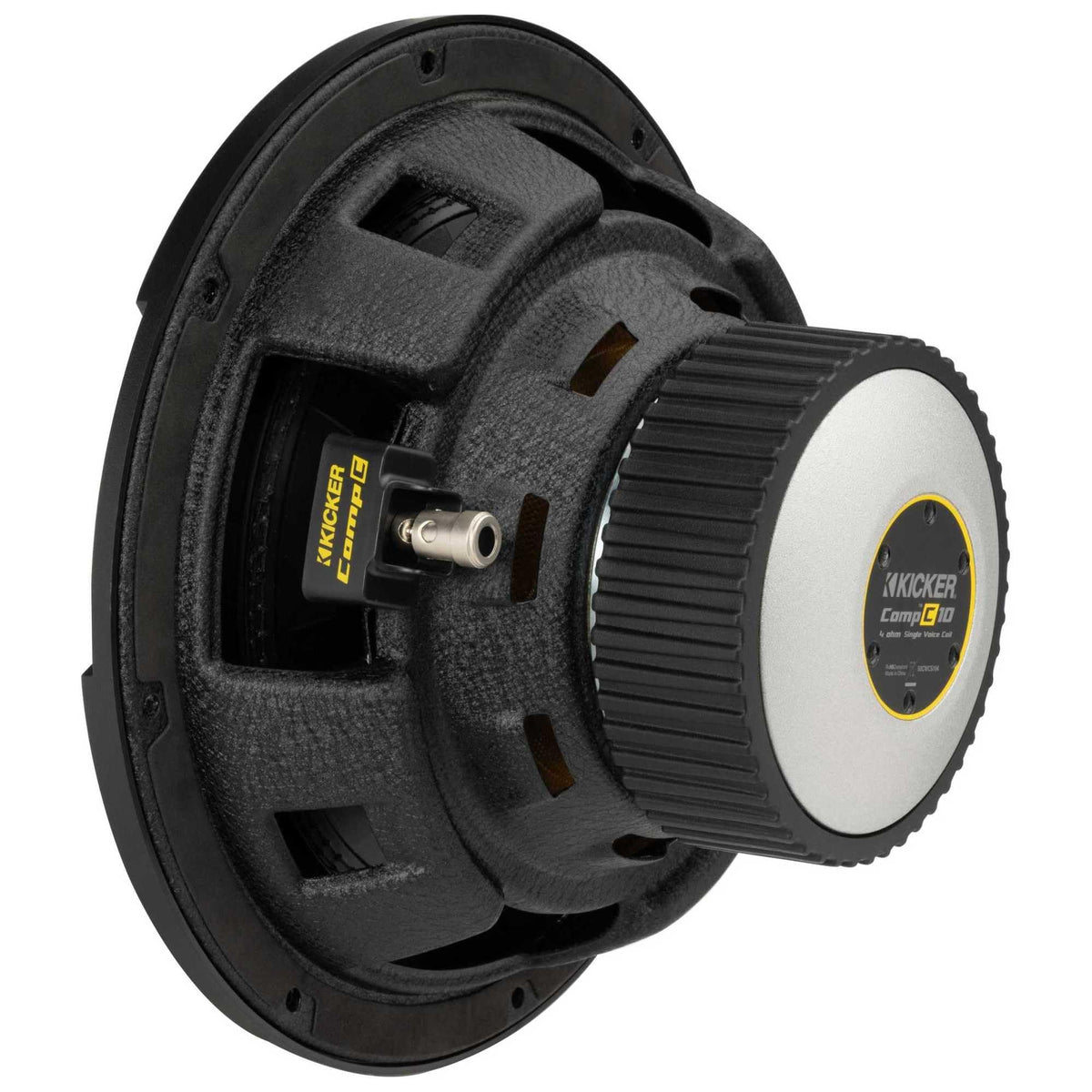 KICKER 50CWCS104 CompC 10" Subwoofer, Single 4-Ohm