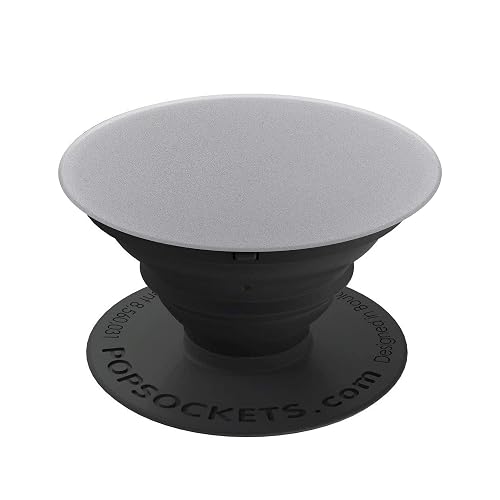 PopSockets: Collapsible Grip & Stand for Phones and Tablets - Aluminum Grey