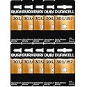 10 Duracell 357 303 A76 PX76 SR44W/SW LR44 AG13 Silver Oxide Battery
