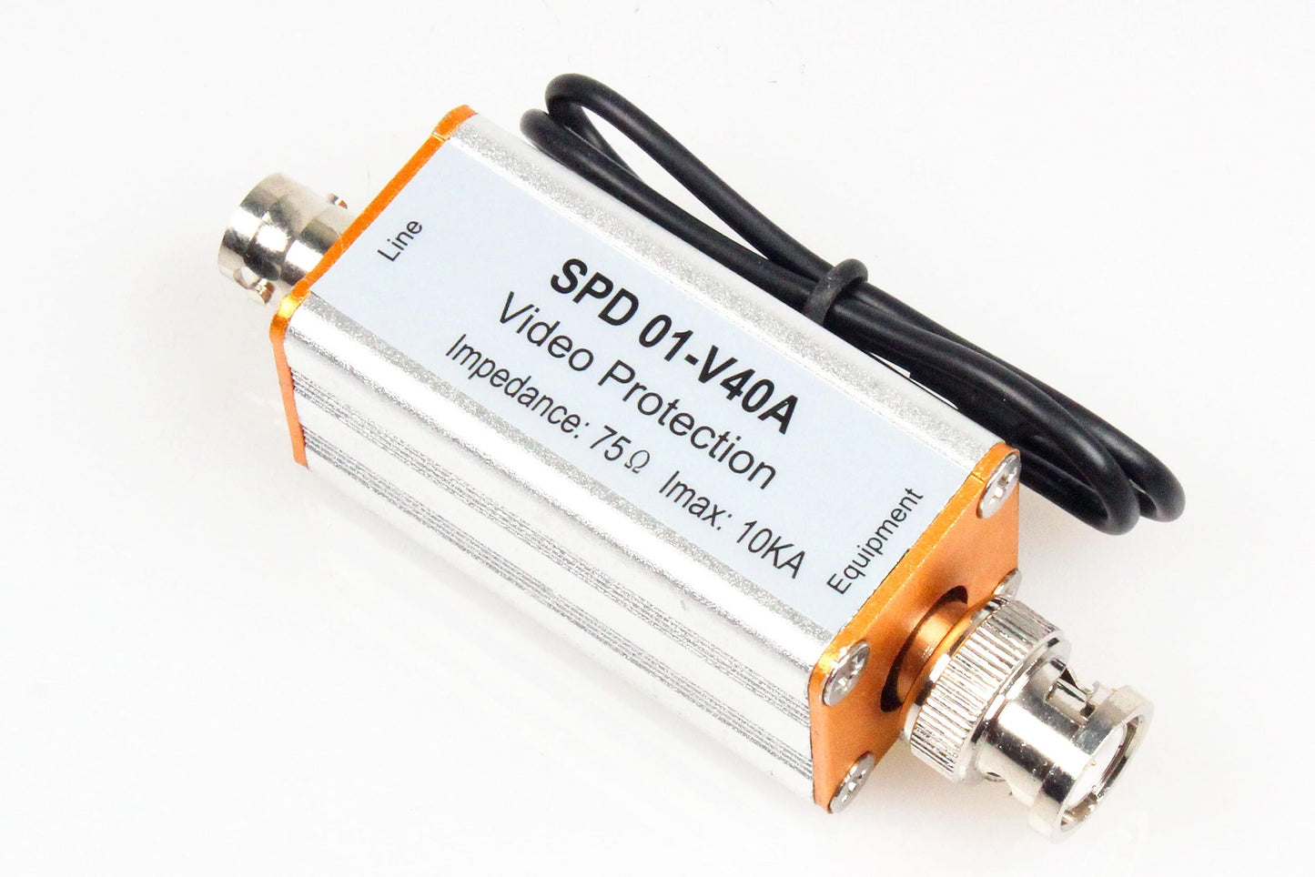 NOYITO Single BNC Coaxial Lightning Arrestor Surge Protector BNC Male to Female Suitable for Coaxial Communication Monitoring Equipment Ethernet