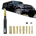 Car Truck 50 Cal Bullet Decoration Replacement Truck Accessories Red Universal for GMC Sierra 1500 Chevy Dodge Ram Silverado 1500 2500 3500 Ford F150