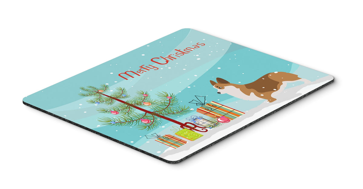 Caroline's Treasures BB2938MP Corgi Merry Christmas Tree Mouse Pad, Hot Pad or Trivet for Home Office Gaming Working Computers Laptop Mouse