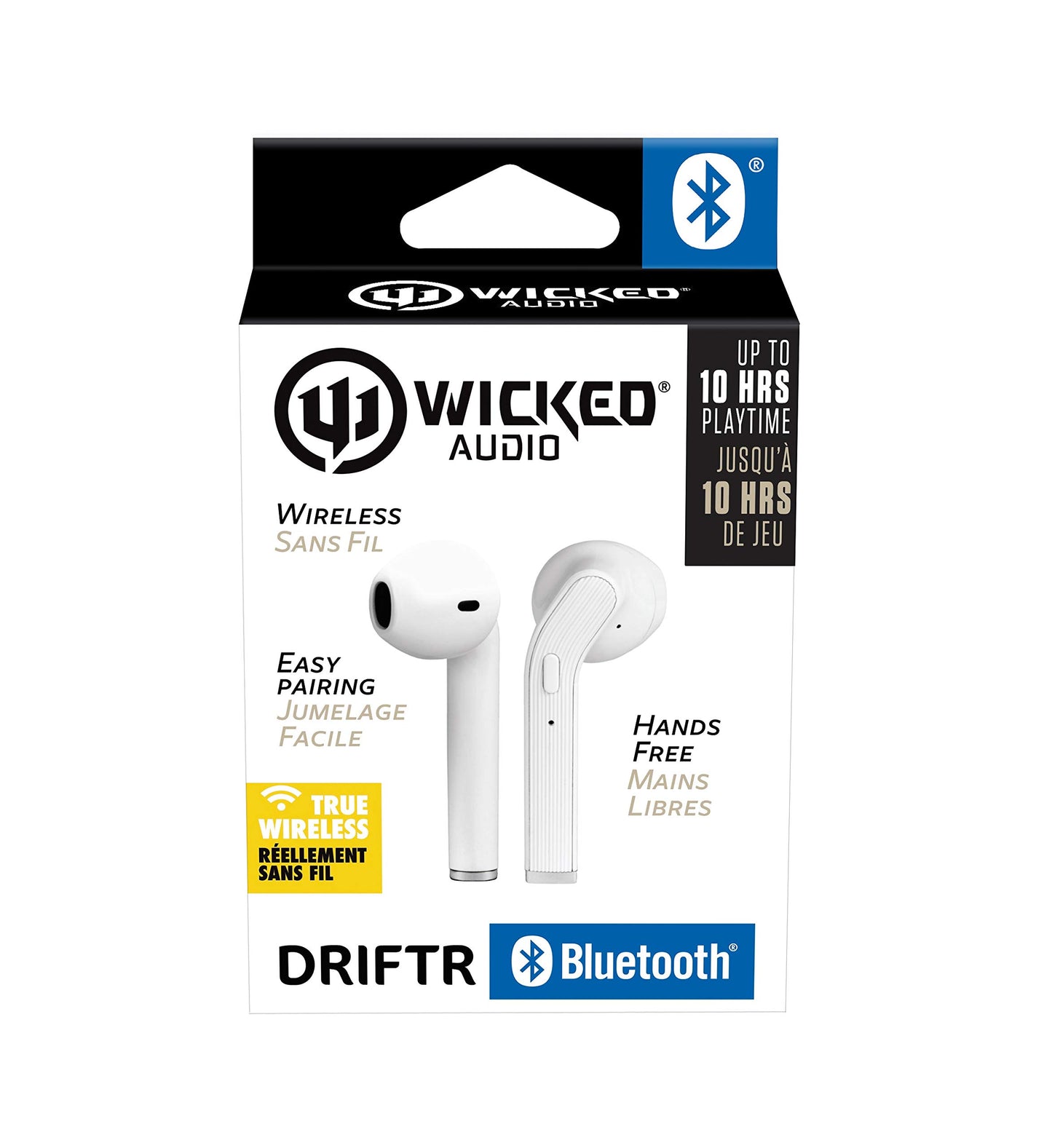 Wicked Audio WITW2151 Driftr True Wireless Earbuds - White