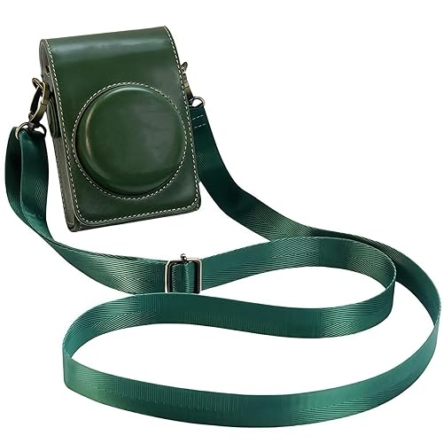 SZHSYJY ZV-1F Case,Camera Case for Sony ZV-1F/ ZV-1 II/ZV-1M2 Digital Camera,Digital camera PU leather storage bag with removable shoulder strap.