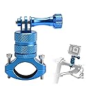 ParaPace Mountain Bike Mount for GoPro Hero 12/11/10/9/8/7/6/5s/5/4s/4/3+, 360 Degree Rotation Aluminium Bike Handlebar Holder Bicycle Rack Adjuster