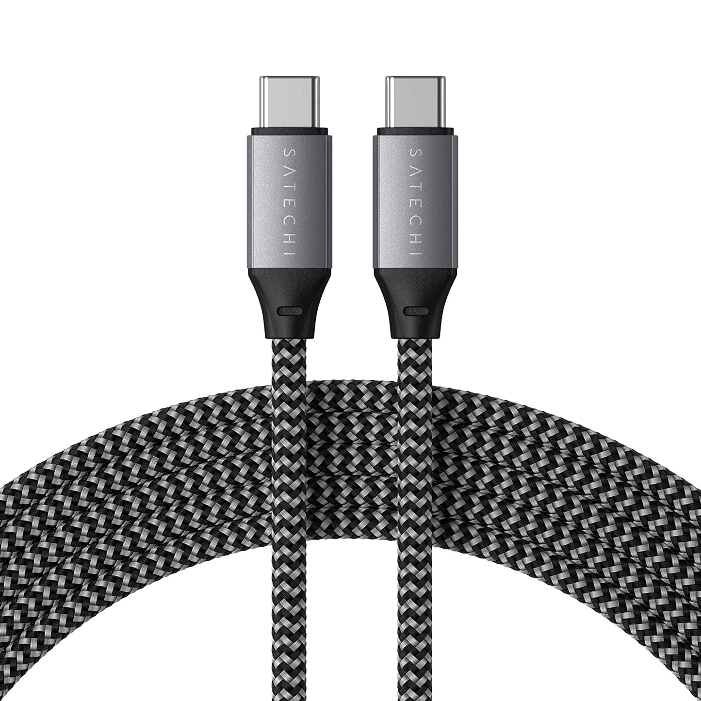 Satechi USB C to USB C Cable 100W, 6.5ft/2m, for iPhone 17 to 15 Series, iPad Air/Pro, MacBook Air/Pro, Galaxy S25, Android, Windows