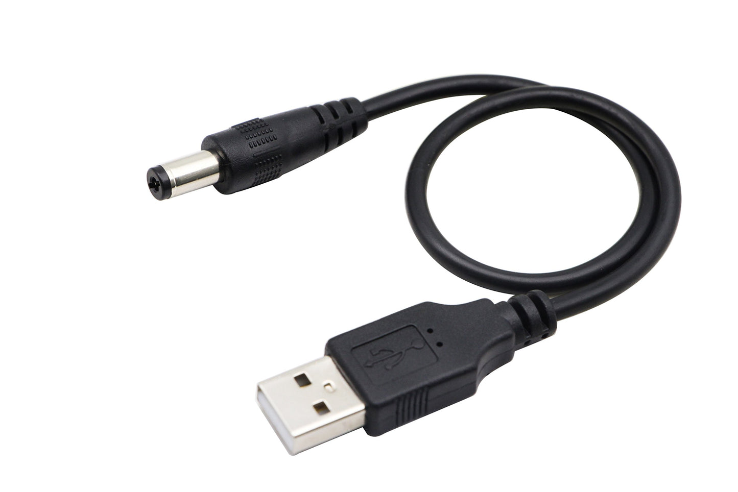 zdyCGTime USB 2.0 A Male to DC 5.5x2.1mm Male Adapter Cable 5 Volt DC Barrel Power Jack Charging Cable for Tablet, Electronic Dog, Access Control