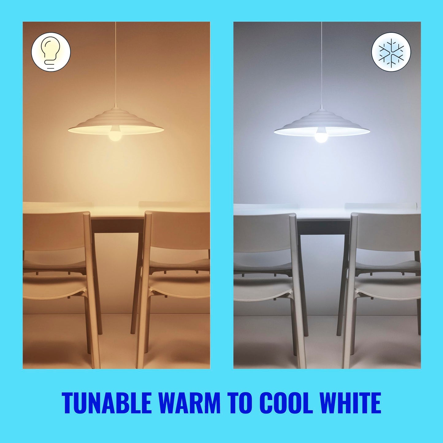 WiZ Connected 100W A19 LED Smart Light Bulbs Tunable White - Connects to Your Wi-Fi - E26 Smart Bulb - Control with Voice or App + Activate