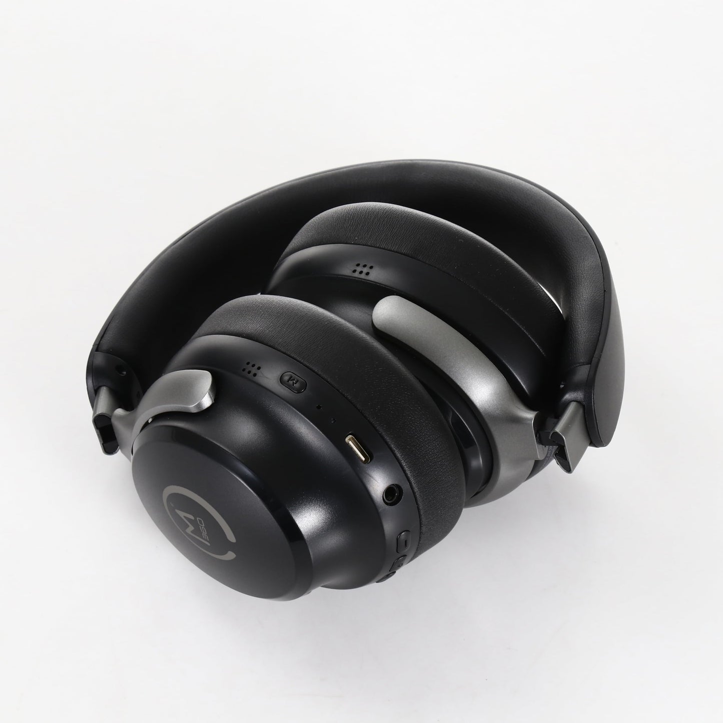 Morpheus 360 Aspire ANC Wireless Noise Canceling Headphones - Bluetooth Headset with Microphone - Black/Silver - HP8550ANC for Work, Travel and Home
