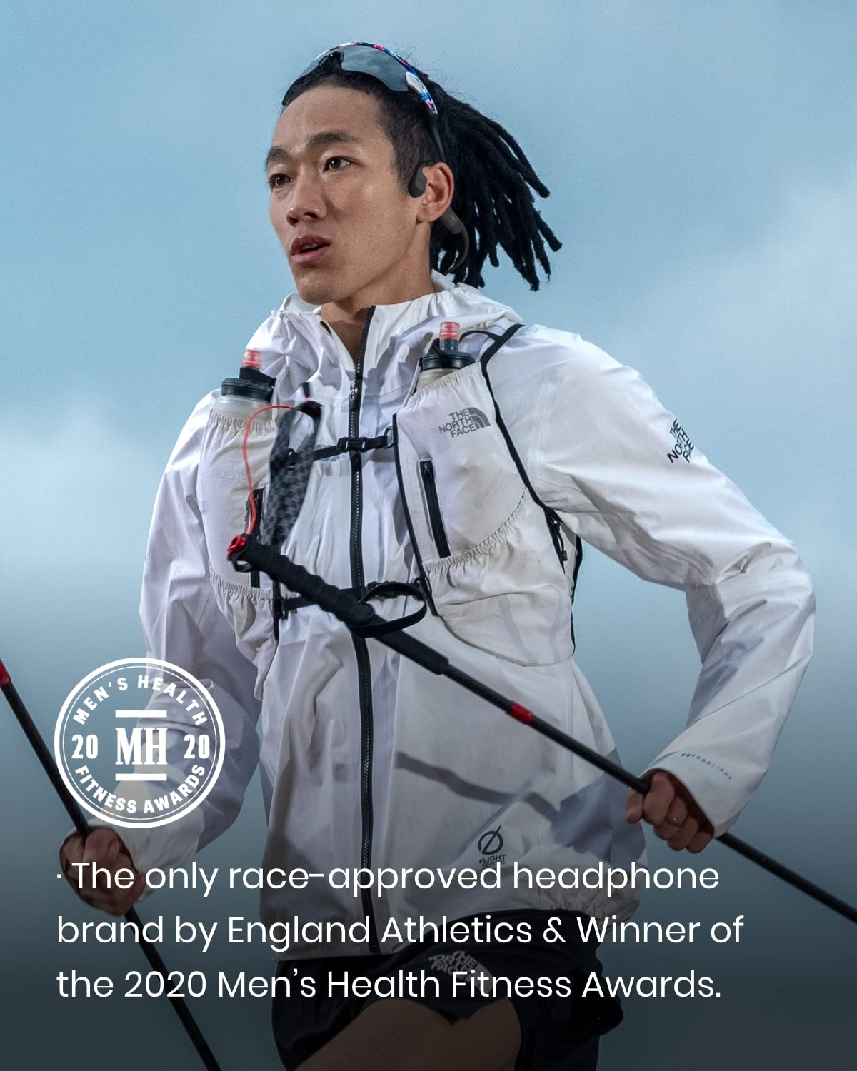 SHOKZ OpenRun Mini (AfterShokz Aeropex Mini) -Bone Conduction Open-Ear Bluetooth Sport Headphones - Waterproof Wireless Earphones for Workouts