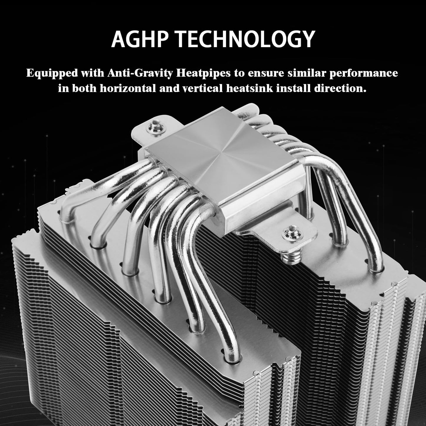 Thermalright Royal Pretor 130 CPU Air Cooler,6 Heat Pipes Dual Towers Cooler,with Dual PWM Fans,1500RPM Speed,Desktop Cooler for Intel