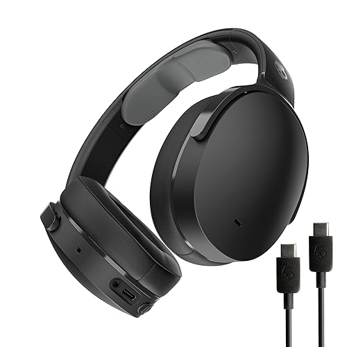 Skullcandy Hesh Evo Wireless Over-Ear Bluetooth Headphones with Extra USB-C Charging Cable, Noise Isolating, 36 Hours Battery, Foldable Lightweight…