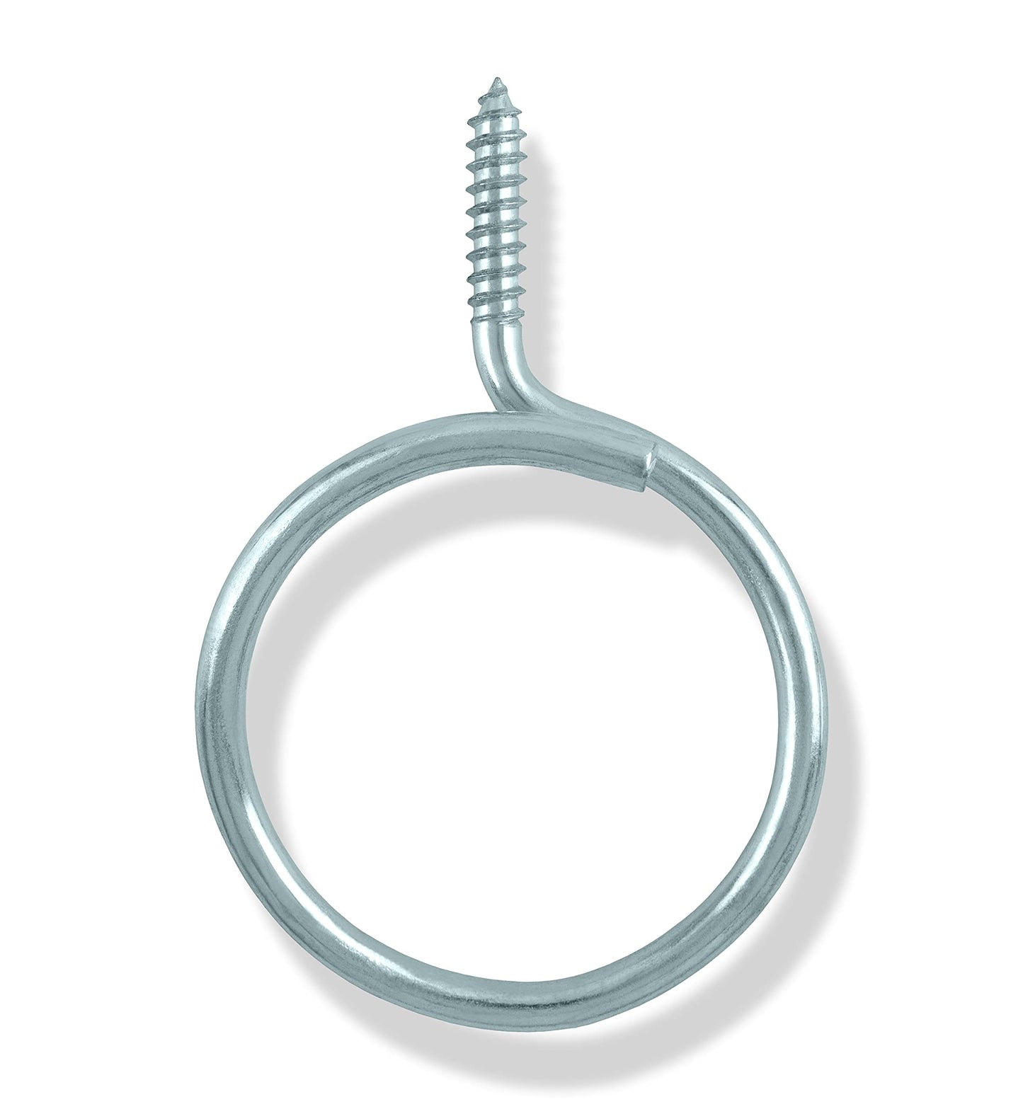 Prime Cable Management Cable & Wire Support Heavy Duty 2 Inch Threaded Bridle Rings Wood Screw, Cable Ring Hangers for Low Voltage Cable Management