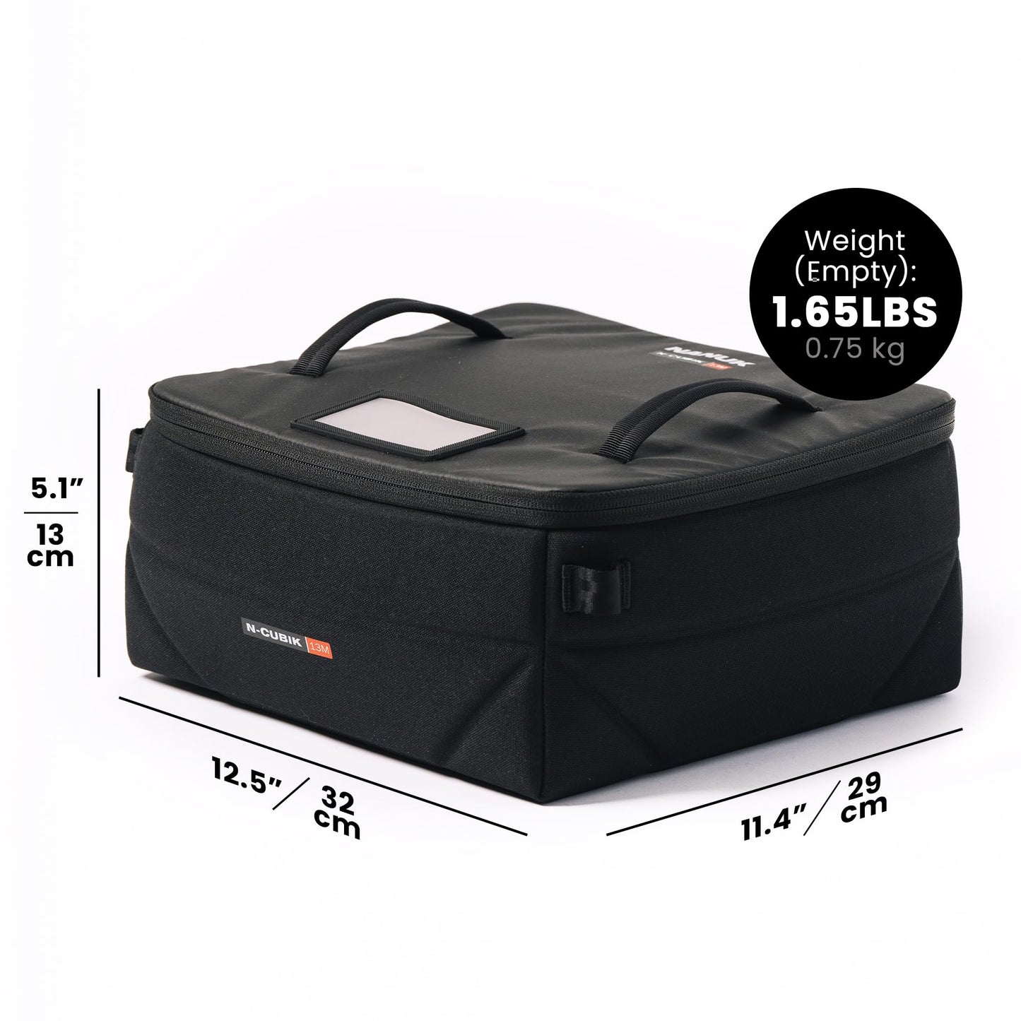 NANUK N-Cubik 13M Camera Bag Insert - Medium Water-Resistant Cube - Shockproof Protective Camera Insert for Backpack (11,4”x 12,5” x 5,1”)