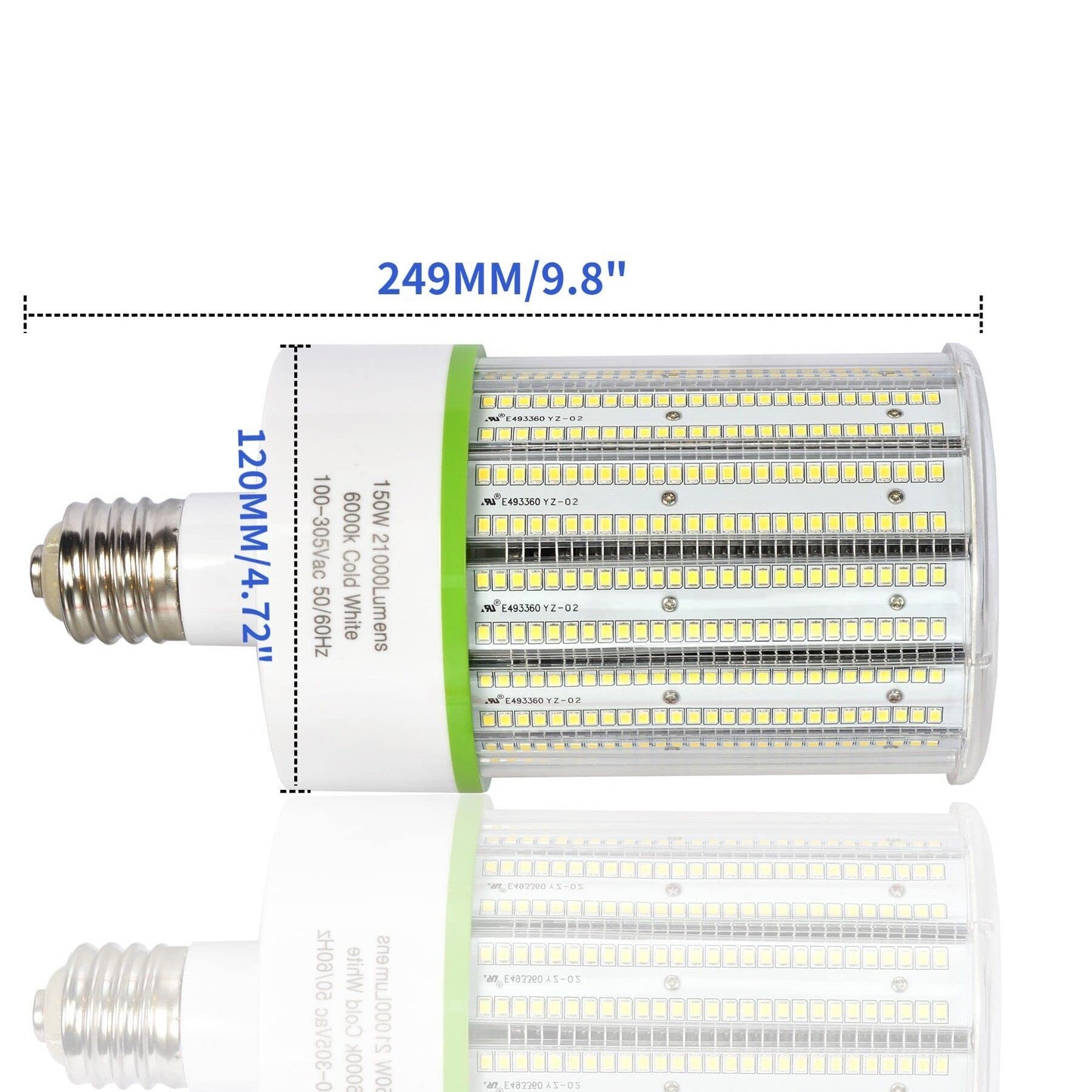 BMXKPO 150W LED Corn Lights,E39 Mogul Base Led Bulb 5000K Daylight Commercial Grade Corn Light Bulbs for Warehouse Parking Lots High Bay Street Light