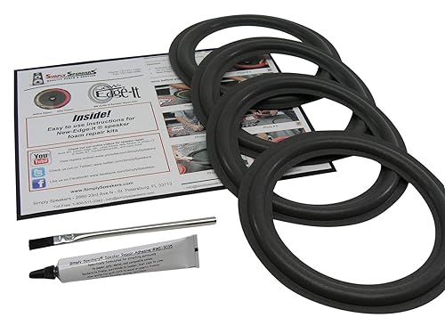 EPI TE280, TE380, 20, 180, 202, 8 Inch Foam Speaker Repair Kit FSK-8-4 (4 Pack)
