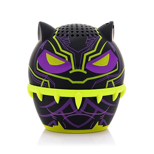 Bitty Boomers Marvel Black Panther Blacklight - Mini Bluetooth Speaker