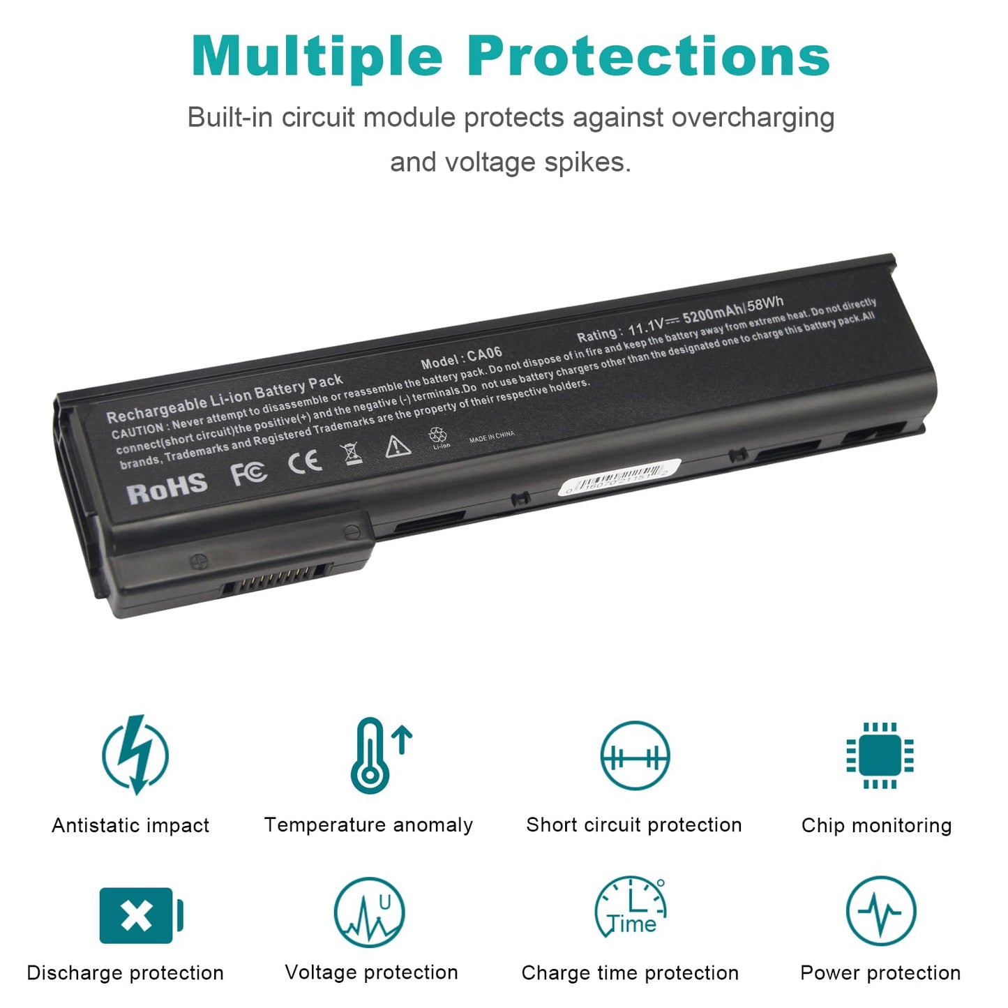 Fancy Buying New CA06 CA06XL Laptop Battery for HP ProBook 350 640 645 650 655 G0 G1 G2, fits Hp Spare 718677-141 718677-421 718678-421 718755-001