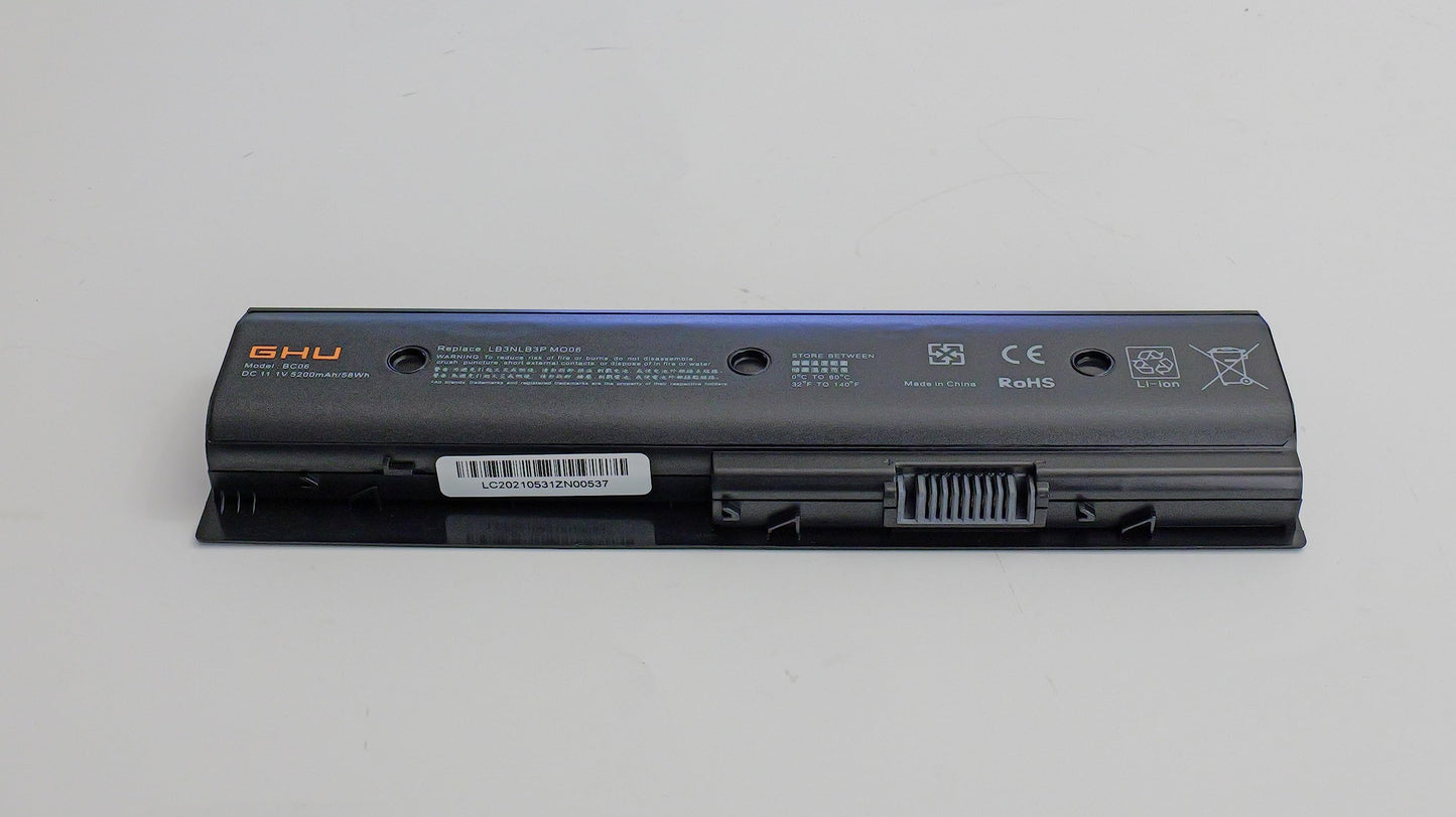GHU New 671731-001 Laptop Battery Replacement HP Notebook MO06, HSTNN YB3N HSTNN LB40 Premium 58 Wh, Over 3 Hours Usage, UL Certified