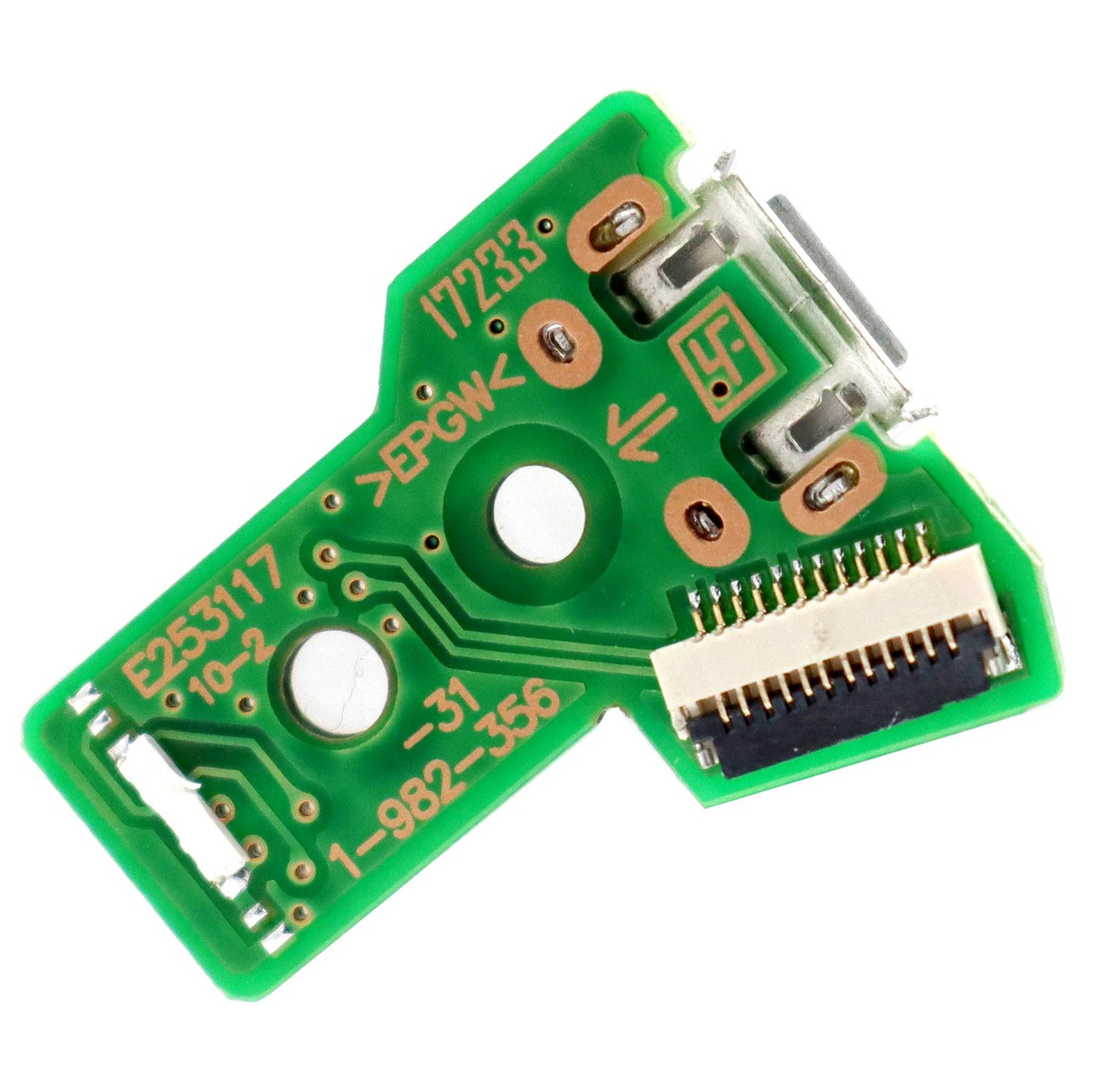 Deal4GO Replacement JDS-050 v5 12 pin Micro USB Charging Port Charger Socket Board FJDS-055 for Sony PS4 Dualshock Controller