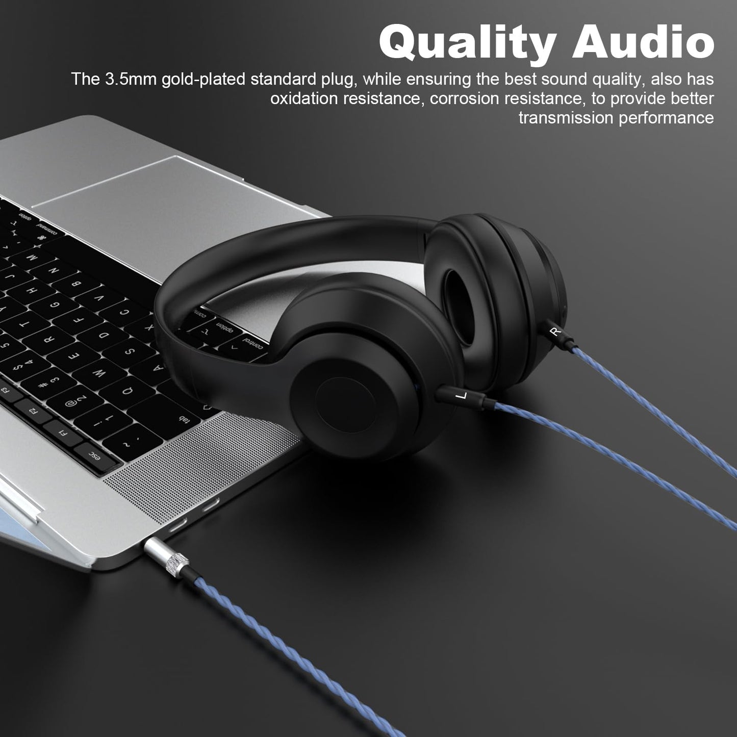 Sol Republic Cable Compatible with Sol Republic Tracks HD, Tracks HD2, V8, V10, V12, X3 Headphones, Sol Republic Headphone Cable for iPhone Samsung…