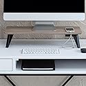 Anji Mountain Monitor Stand - Desktop Organizer & Laptop Riser, Ergonomic Monitor Riser, Space-Saving Monitor Stand for Desk, Durable Construction