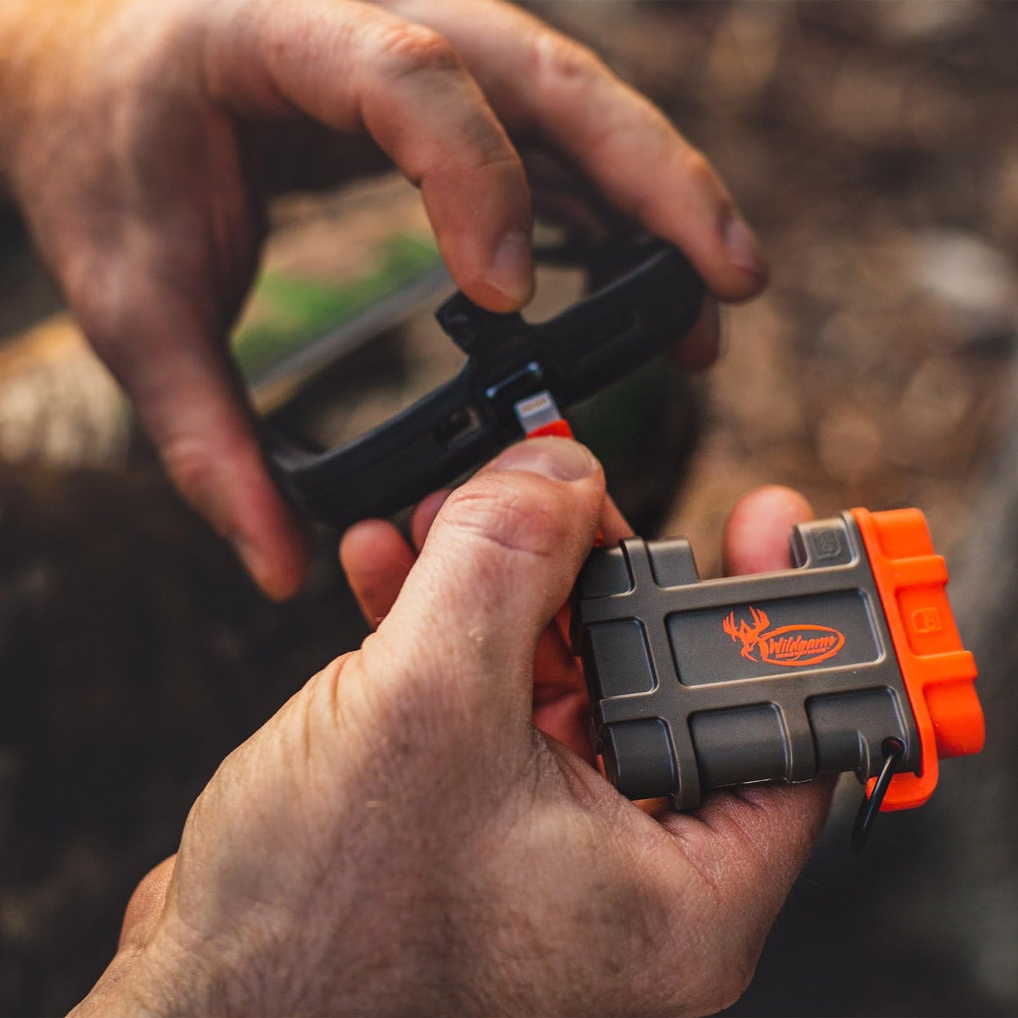 WILDGAME Innovations SD Card Reader Compatible with Apple Devices | Compact Memory Card Reader for Smartphone | Trail Camera Accessory for Viewing