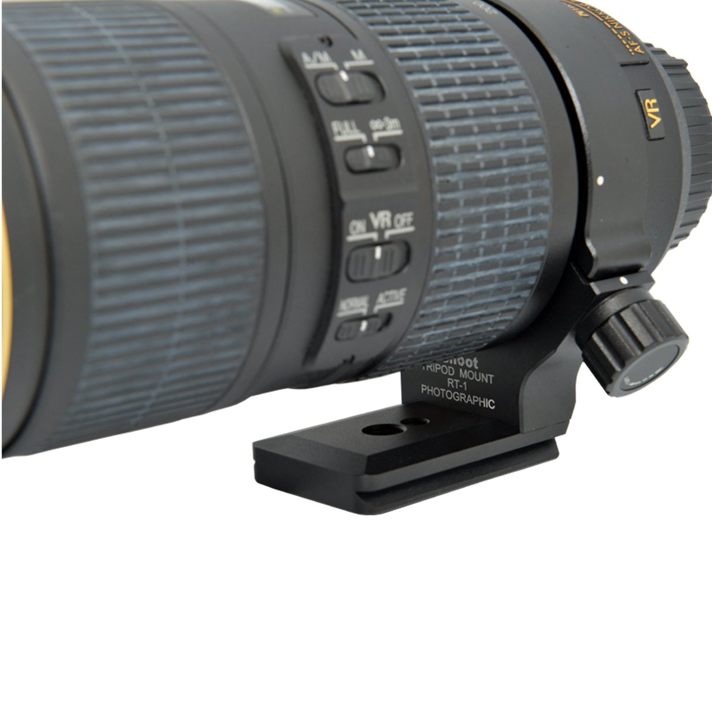 iShoot Lens Tripod Mount Ring Compatible with Nikon RT-1 Nikkor AF-S 300mm F/4E PF ED VR and 70-200mm F/4G ED VR -with Arca-Swiss Fit Quick Release