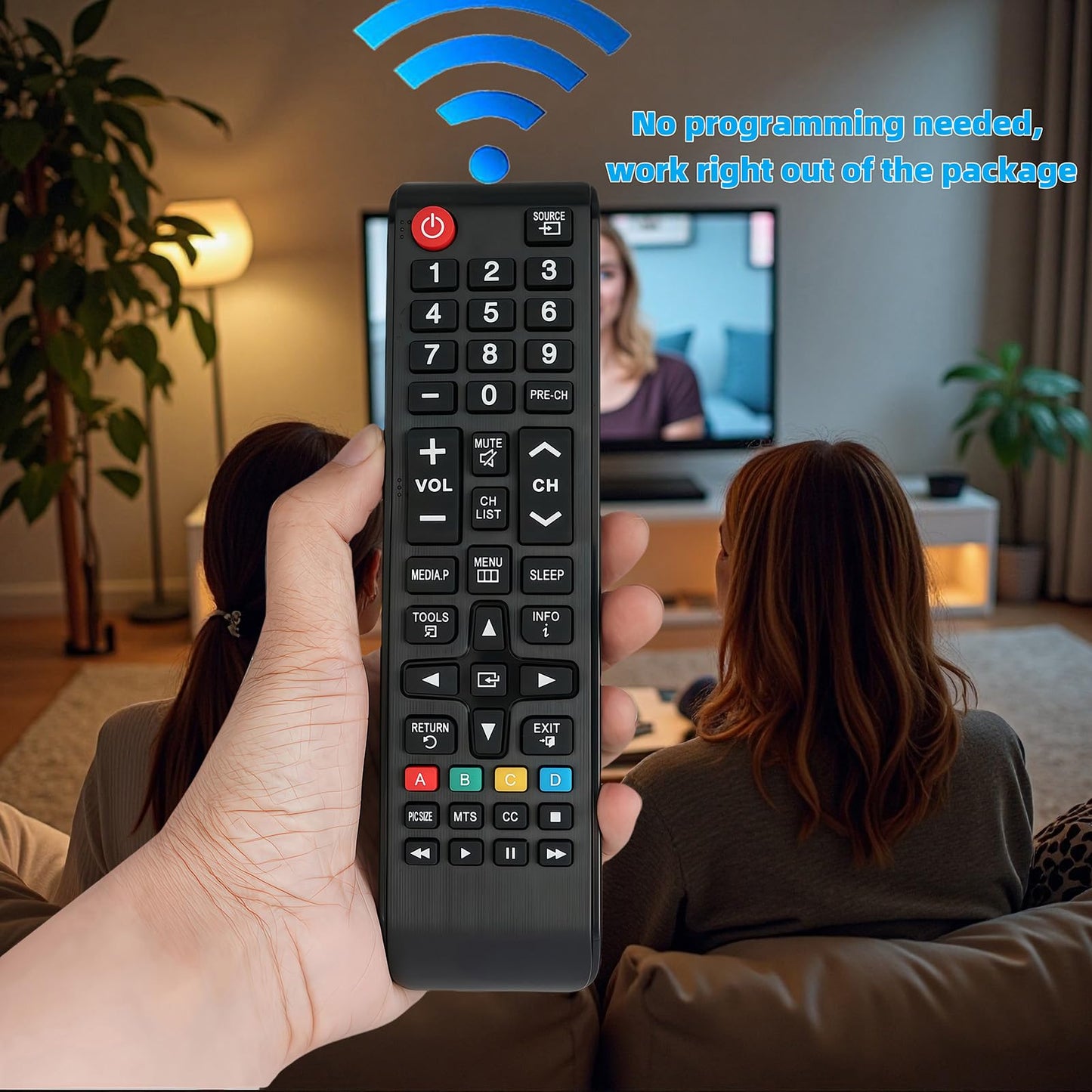 Replacement Remote Control for UN32EH4003F UN32EH4003FXZA Samsung TV LED HDTV